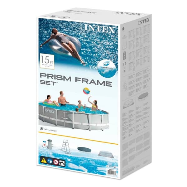 Pool Aftageligt Intex 457 x 107 x 457 cm