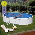 Miniatyrbillede 4 af 7: Pool Aftageligt Gre Fidji KIT500ECO Oval 500 x 300 x 120 cm