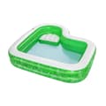 Miniatyrbillede 1 af 11: Oppustelig Pool til Børn Bestway Grøn Multifarvet 231 x 231 x 51 cm