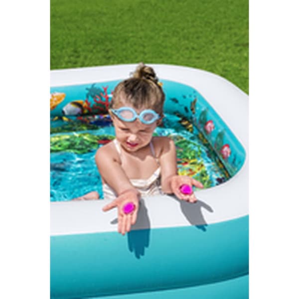 Oppustelig Pool til Børn Bestway 3D Multifarvet 262 x 175 x 51 cm 2 personer
