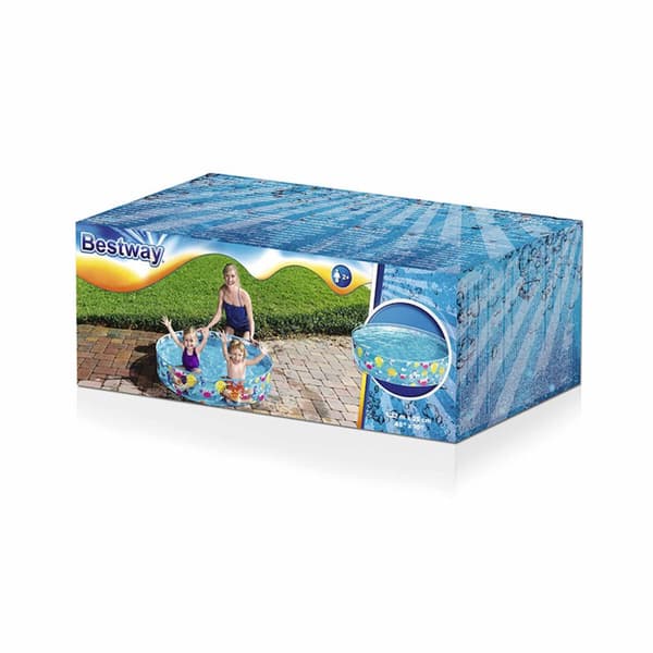 Oppustelig Pool til Børn Bestway 25 x 121 x 121 cm 122 x 122 x 25 cm