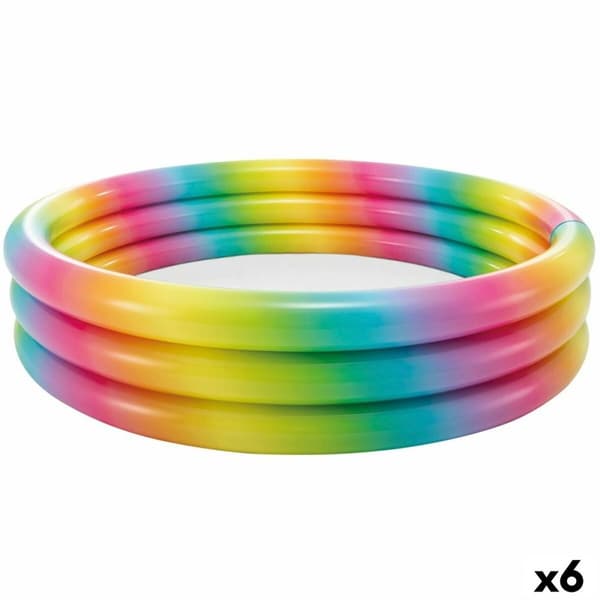 Puhallettava lasten kahluuallas Intex Monivärinen 581 L 168 x 38 x 168 cm (6 osaa)