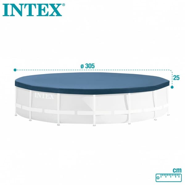Uima-altaan suojus Intex 28030 METAL FRAME 305 x 25 x 305 cm