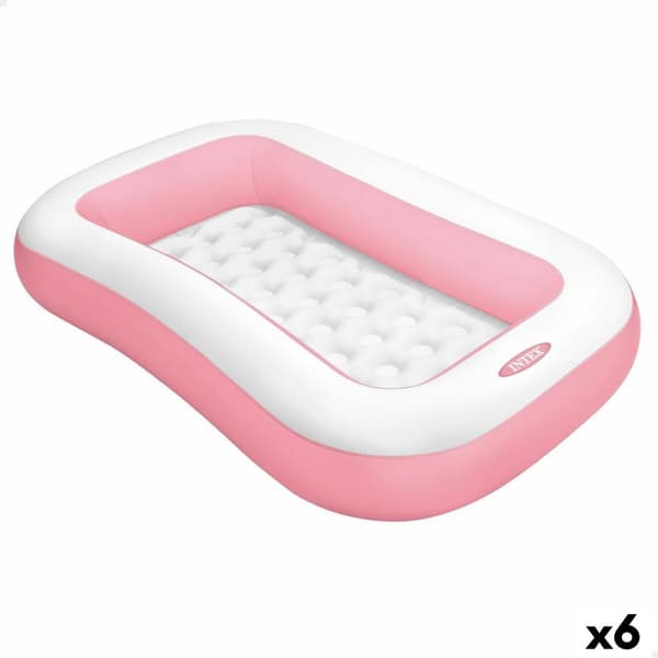 Puhallettava lasten kahluuallas Intex Saari 90 L 167 x 26 x 101 cm Valkoinen Pinkki (6 osaa)
