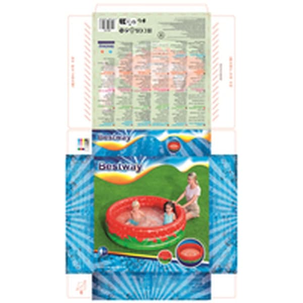 Puhallettava lasten kahluuallas Bestway Mansikka 168 x 38 cm