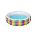 Miniatyrbild 8 av 11: Bestway Barnpool 2 Ringar Regnbåge 206x206x51 cm +6 År Trädgård 54443