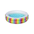 Miniatyrbild 10 av 11: Bestway Barnpool 2 Ringar Regnbåge 206x206x51 cm +6 År Trädgård 54443