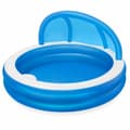 Miniatyrbild 5 av 11: Bestway Uppblåsbar Pool 2 Kammare Parasoll 241x241x140 cm +6 År Trädgård 54337