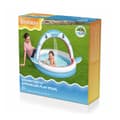 Miniatyrbild 2 av 11: Bestway Uppblåsbar Barnpool 2 Ringar Haj Sprinkler 163x127x92 cm +2 År Trädgård 53157