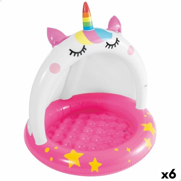 Oppustelig Pool til Børn Intex Kat Enhjørning 45 L 101 x 102 x 102 cm (6 enheder)