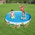Miniatyrbild 9 av 11: Bestway Hård Barnpool PVC Dinosaurier 183x38 cm +2 År Trädgård 55022