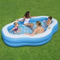 Miniatyrbild 11 av 11: Bestway Uppblåsbar Familjepool 270x198x51 cm +6 År Trädgård 54409