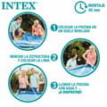 Miniatyrbilde 6 av 6: Basseng Avtagbart Intex 400 x 122 x 400 cm 400 x 200 x 122 cm