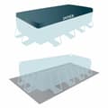Miniatyrbild 5 av 6: flyttbar pool Intex Prism Frame 488 x 244 x 107 cm 10.874 l Grå