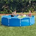 Miniatyrbild 2 av 4: flyttbar pool Intex 305 x 76 x 305 cm