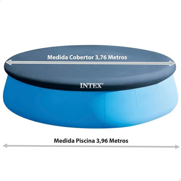 Uima-altaan suojus Intex Laivastonsininen Ø 396 cm Pyöreä (4 osaa)