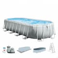 Miniatyrbild 1 av 6: flyttbar pool Intex 26798 610 x 122 x 305 cm