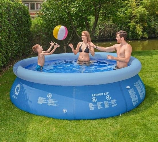 Avenli 244cm Rund Uppblåsbar Poolset med Pump - Budgetvänlig Sommarskoj