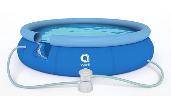 Avenli 244cm Rund Uppblåsbar Poolset med Pump - Budgetvänlig Sommarskoj