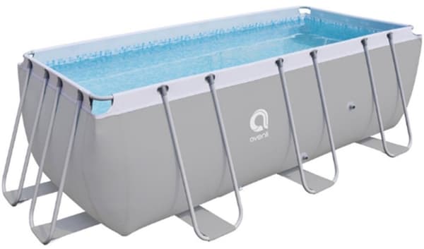 Avenli 400x207x122 cm Rektangulär Poolset med Pump för Trädgårdsentusiaster
