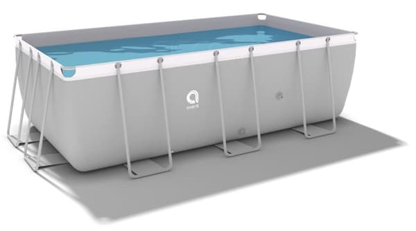 Avenli 400x207x122 cm Rektangulär Poolset med Pump för Trädgårdsentusiaster