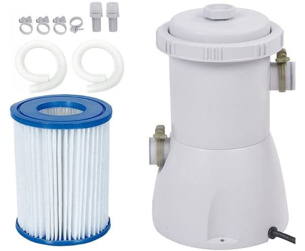 Avenli 400x207x122 cm Rektangulär Poolset med Pump för Trädgårdsentusiaster
