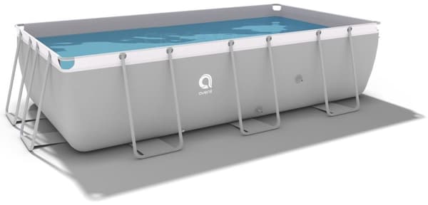 Avenli 400x200x99cm Rektangulær Ramme Pool med Pumpe, Ideel til Familier & Sociale Samvær