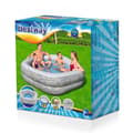 Miniatyrbillede 2 af 11: Oppustelig Pool Bestway Grå 213 x 206 x 53 cm