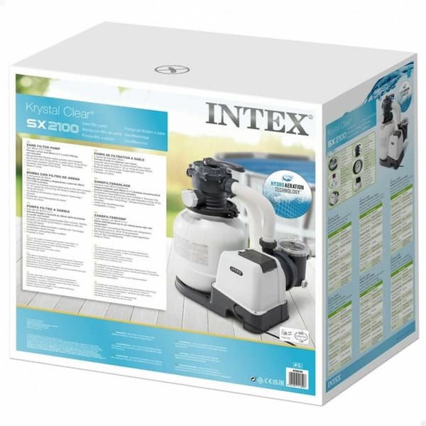 Reningsverk för simbassäng Intex Kristal Clear 37800 L