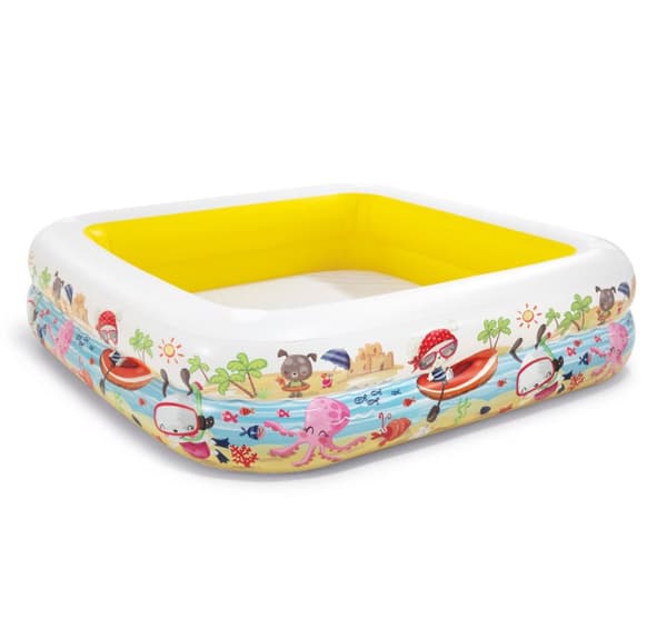 INTEX Babypool med avtagbart solskydd - Säker, skuggad lek för småbarn