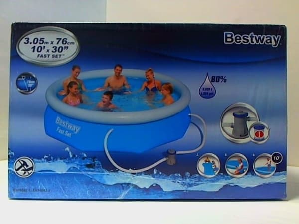 Bestway Fast Set 57270, 3638 L, puhallettava allas, sininen, 11,1 kg