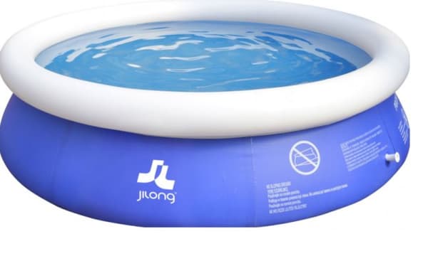 Jilong Easy-Set Puhalluskeltainen allas - 183cm, 886L, Edullinen perheaktiviteetti
