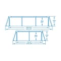 Miniatyrbild 5 av 7: Bollhav Bestway Steel Pro 56403b (259 x 170 x 61 cm)