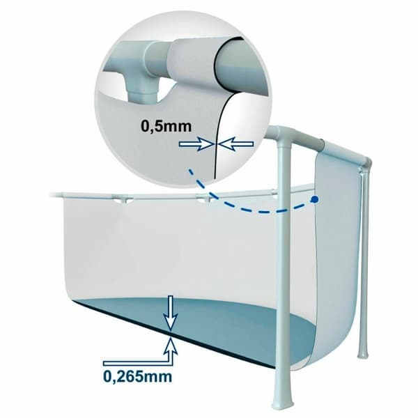 Basseng Avtagbart Intex Prism Frame 4485 L Sirkulær 305 x 76 cm