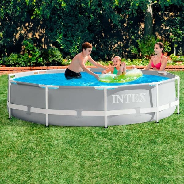 Basseng Avtagbart Intex Prism Frame 4485 L Sirkulær 305 x 76 cm