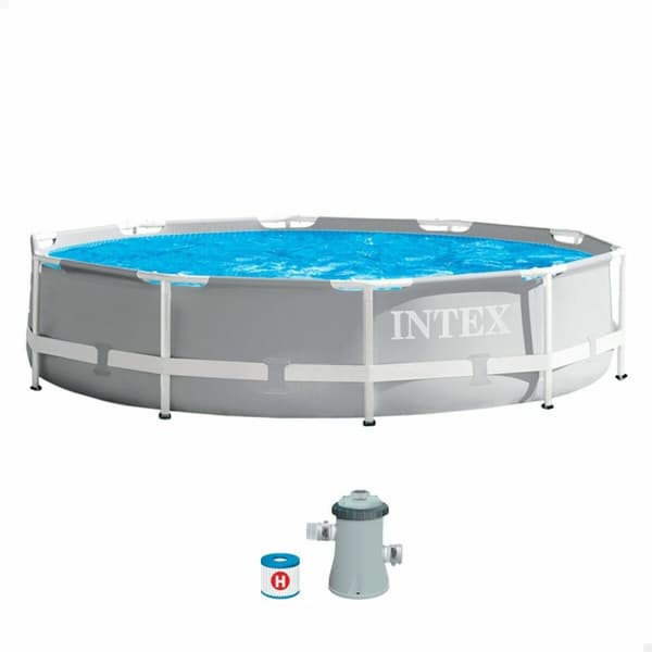 Basseng Avtagbart Intex Prism Frame 4485 L Sirkulær 305 x 76 cm
