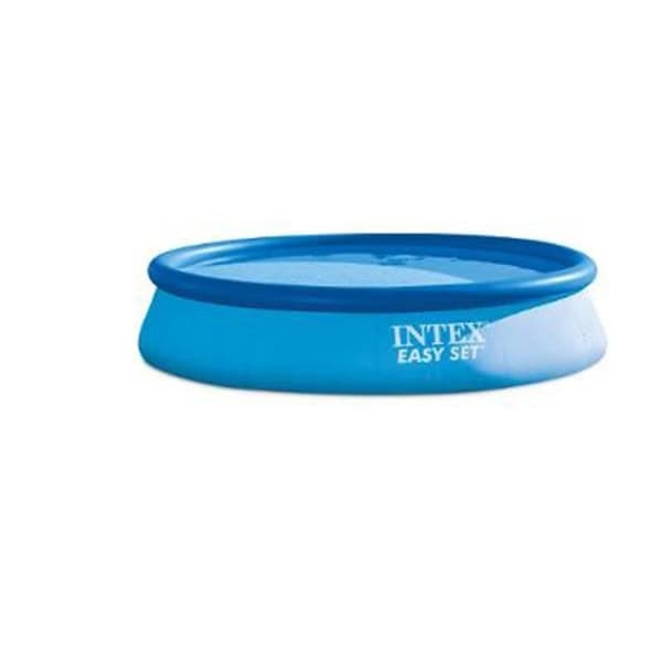 Fristående pool - PARIS PRIX - Easy Set - 396x84 cm - PVC &amp; Polyeten - Patronfilter