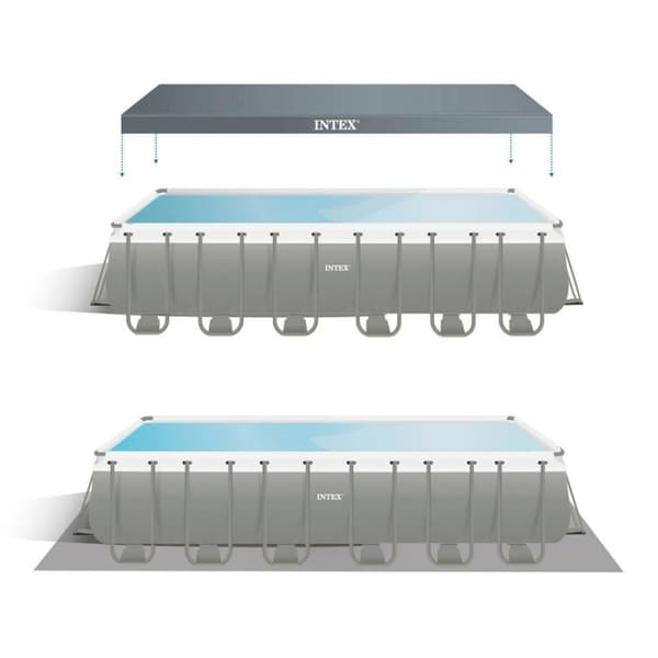 Pool Aftageligt Intex 732 x 132 x 366 cm