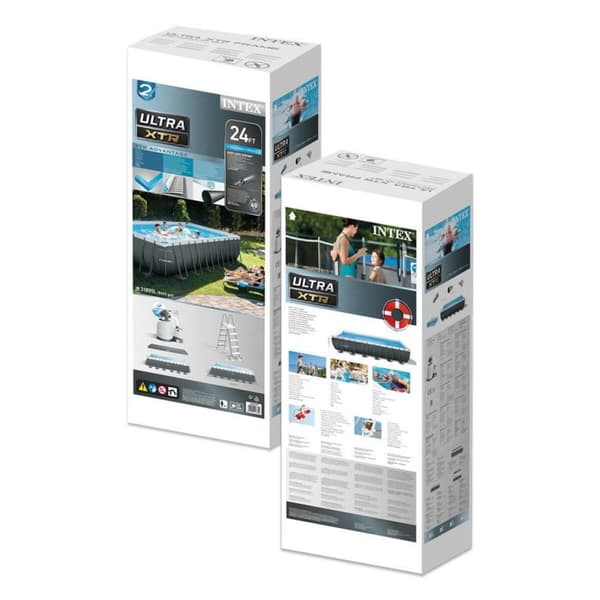 Pool Aftageligt Intex 732 x 132 x 366 cm