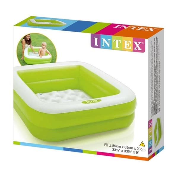 Intex Babybadkar 85x85x23 cm Blandat + Reparationssats