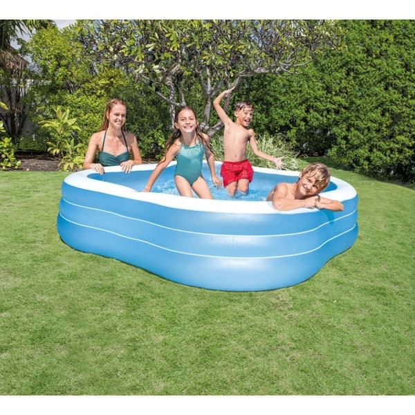 Intex 57495NP Beach Wave oppustelig pool 229x229x56 cm