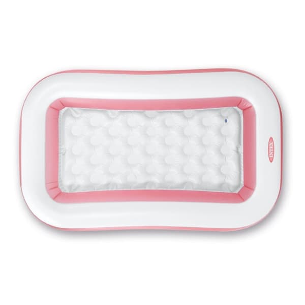 Intex 58423NP Wet Set Collection suorakaiteen muotoinen uima-allas 166x100x25 cm vaaleanpunainen/valkoinen