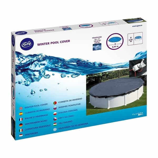 Pool Cover Gre Svart