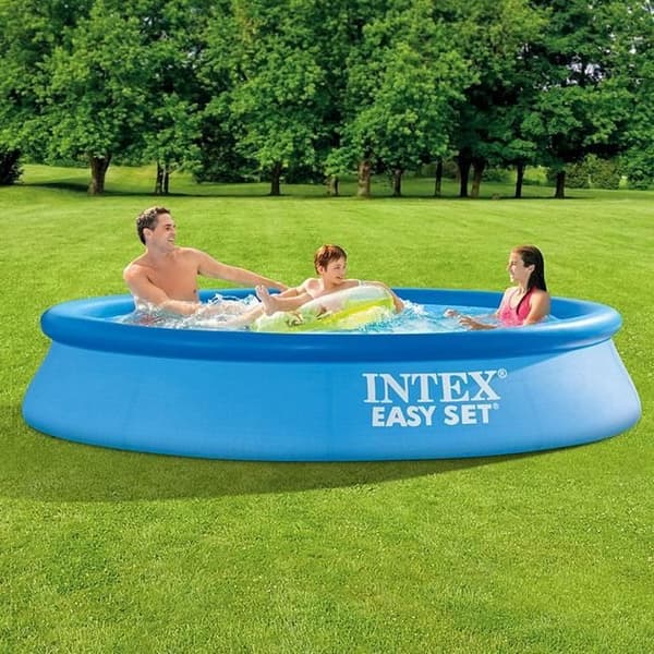 Självbärande pool - INTEX - Easy Set 3,05m x 0,61m - Kapacitet 3077L - Renare 1,25m3/h