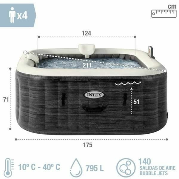 Uppblåsbart spa Intex 795 L