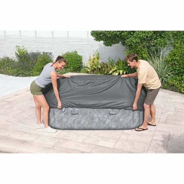 Uima-altaan suojus Spa Bestway EnergySense 230 x 230 cm Harmaa