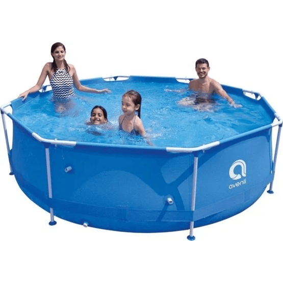 Simbassäng Med Filterpump - 366 X 76 Cm - Avenli - Komplett Set