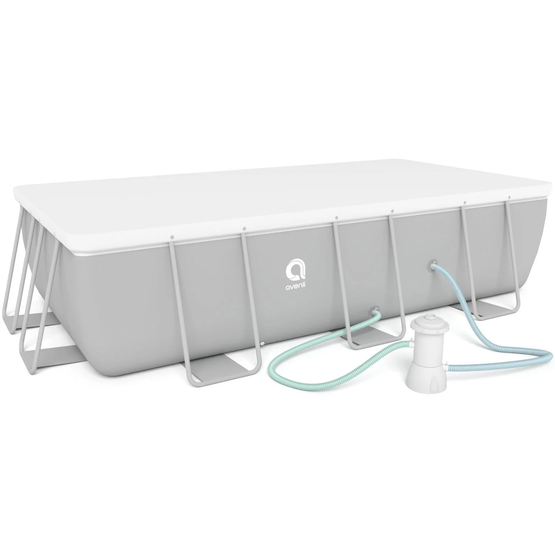 Avenli Ovanmarkspool 400 X 200 X 99 Cm Med Filterpump - Komplett Set
