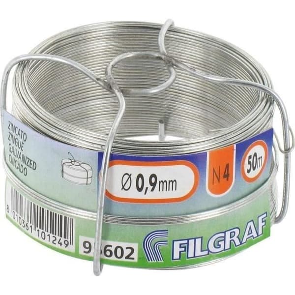 Knyttråd - FILGRAF - förzinkad - 1,1 mm - 50 m spole