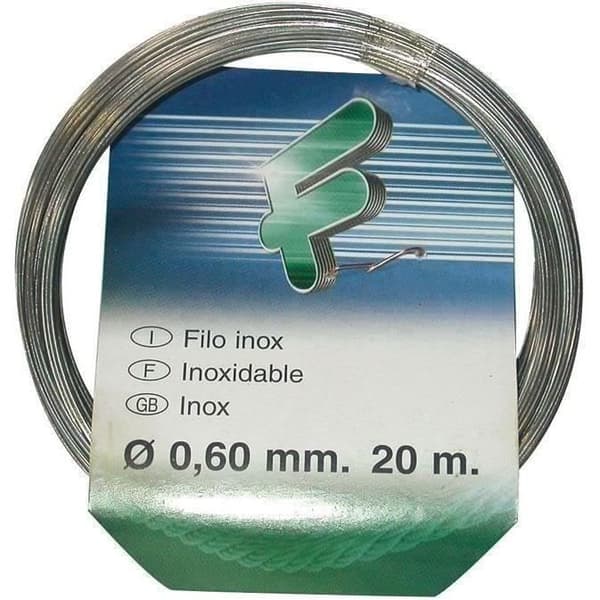 Fil attache - FILOMAT - rostfritt stål - 0,6 mm - 20 m